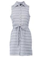 *izabel London Multi Colour Striped Tie Waist Shirt Dress