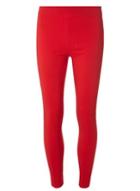Dorothy Perkins Red Pull On Bengaline Trousers