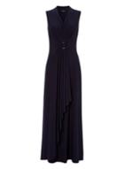 Dorothy Perkins *roman Originals Navy Diamante Buckle Maxi Dress