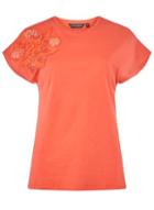 Dorothy Perkins Coral Embellished T-shirt