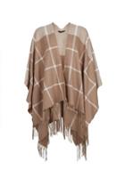 Dorothy Perkins Neutral Checked Cape