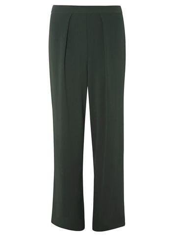Dorothy Perkins Green Popcorn Palazzo Trousers