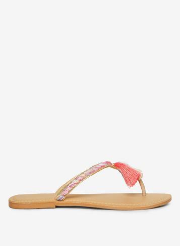 Dorothy Perkins Pink Tassel 'faith' Sandals