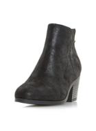 *head Over Heels By Dune Black 'pretty' Ankle Boots