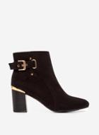 Dorothy Perkins Black 'apple' Ankle Boots