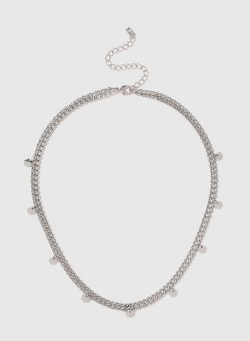 Dorothy Perkins 2 Row Disc Chain Necklace