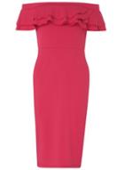 Dorothy Perkins Pink Ruffle Bardot Dress