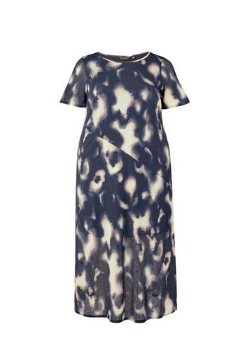 Dorothy Perkins *dp Curve Blue Tie Dye Pint Dress