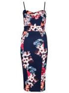 Dorothy Perkins Quiz Flower Print Midi Dress