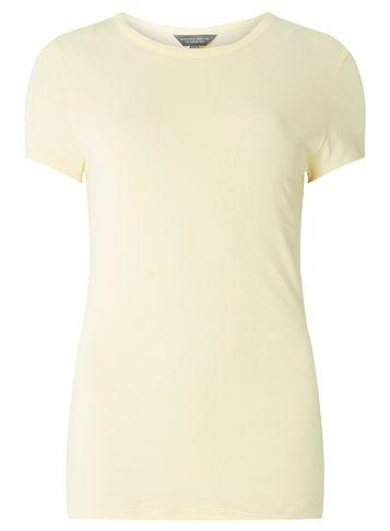 Dorothy Perkins *tall Lemon Plain T-shirt