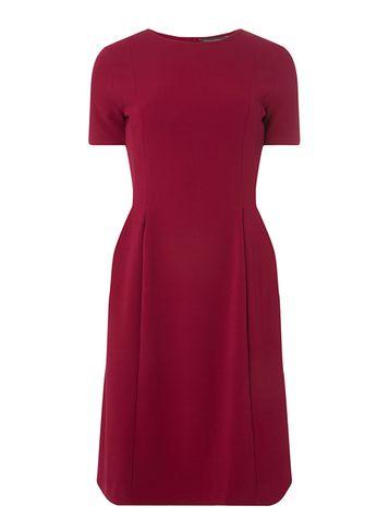 Dorothy Perkins *tall Fuchsia Fit And Flare Dress