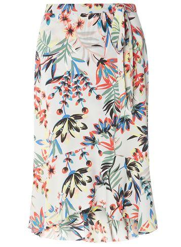 Dorothy Perkins Tropical Ruffle Wrap Skirt