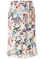 Dorothy Perkins Tropical Ruffle Wrap Skirt