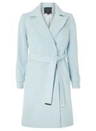 Dorothy Perkins Silver Belted Wrap Coat