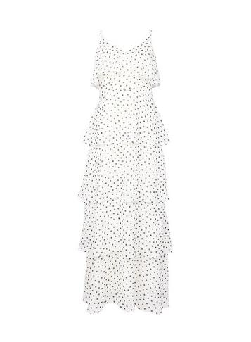 Dorothy Perkins Petite Ivory Ruffle Maxi Dress