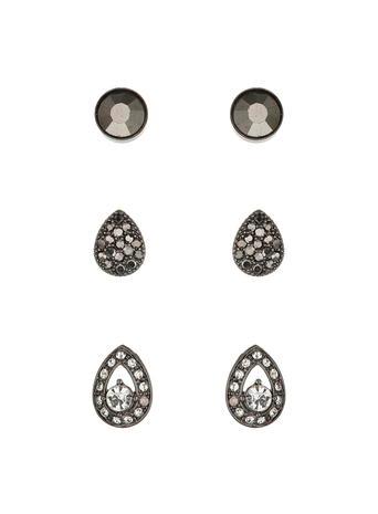Dorothy Perkins Three Pack Sparkle Earrings