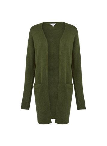 Dorothy Perkins *tall Khaki Long Cardigan