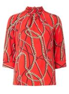 Dorothy Perkins Red Chain Tie Back Top