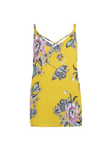 Dorothy Perkins Yellow Floral Print Camisole Top