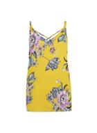 Dorothy Perkins Yellow Floral Print Camisole Top
