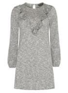 Dorothy Perkins Grey Ruffle Swing Dress