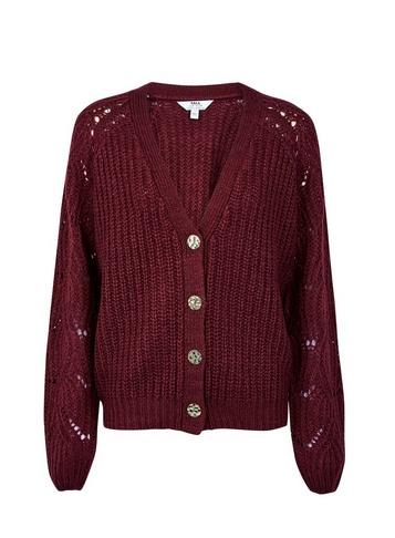 Dorothy Perkins *tall Purple Stitch Lofty Cardigan