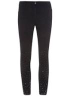 Dorothy Perkins Black 'frankie' Scatter Hem Jeans