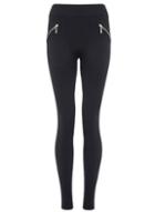 *quiz Black Fleece Lined Leggings