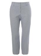 Dorothy Perkins *dp Curve Navy Gingham Ankle Grazer Trousers