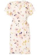 Dorothy Perkins *vero Moda Coral Floral Wrap Dress