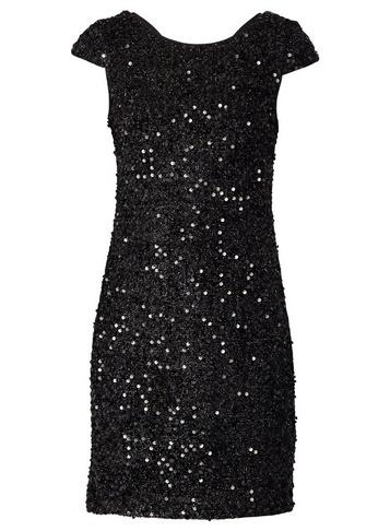 Dorothy Perkins *izabel London Sequinned V-back Shift Dress