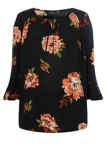 Dorothy Perkins Dp Curve Amber Gypsy Shoulder Blouse