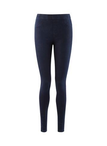 Dorothy Perkins Blue And Black 'eden' Super Soft Jeggings