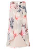 Dorothy Perkins *billie & Blossom Grey Floral Trapeze Dress