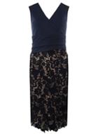 *scarlett B Navy 2-in-1 Lace Bodycon Dress