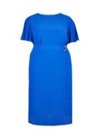 Dorothy Perkins *dp Curve Cobalt Flutter Sleeve Midi Dress