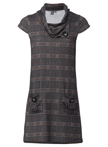 *izabel London Grey Checked Shift Dress