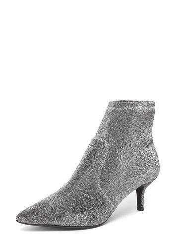 Dorothy Perkins Grey Pewter 'marni' Kitten Boots