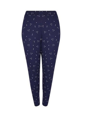 Dorothy Perkins *dp Curve Navy Heart Print Joggers