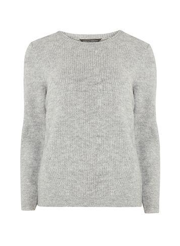 Dorothy Perkins Grey Rib Detail Jumper