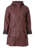 Dorothy Perkins Burgundy Polka-dot Lined Raincoat