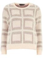 Dorothy Perkins Pink Check Fluffy Jumper