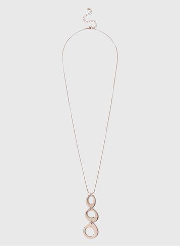 Dorothy Perkins Organic Ring Pendant Necklace