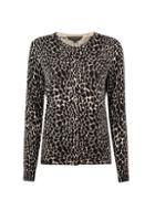 Dorothy Perkins Multi Colour Crocodile Print Gold Button Cardigan