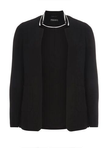 Dorothy Perkins Black Sports Rib Blazer