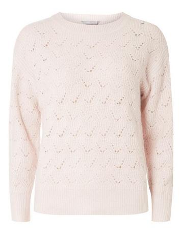 Dorothy Perkins Petite Blush Textured Jumper