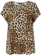 Dorothy Perkins *dp Curve Leopard Print Roll Sleeve T-shirt