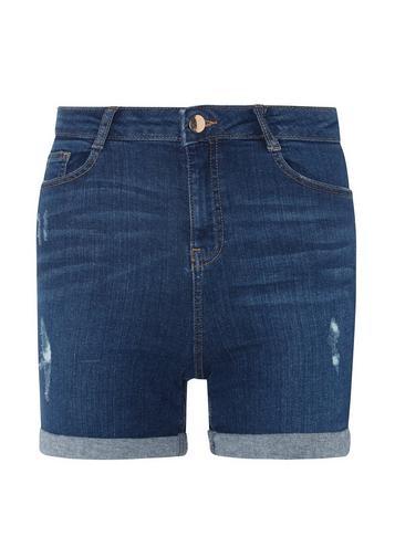 Dorothy Perkins Mid Wash Shape And Lift Shorts