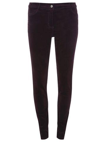 Dorothy Perkins Purple Fig Cord Frankie Skinny Jeggings