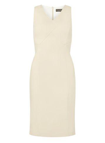 Dorothy Perkins Nude V Seam Bengaline Shift Dress